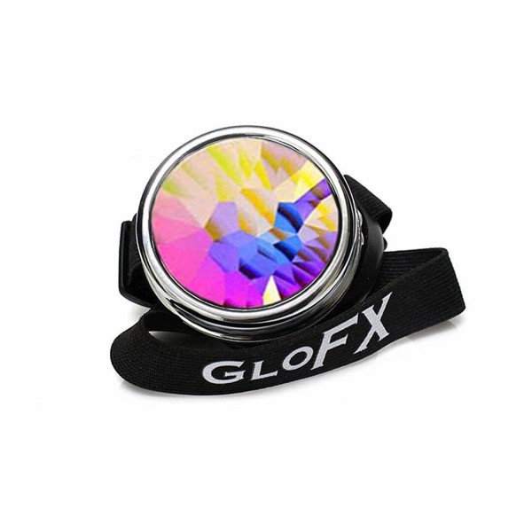 GloFX Chrome Cyclops Kaleidoscope Goggle