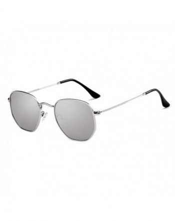 AIMADE Hexagonal Polarized Sunglasses silversilver