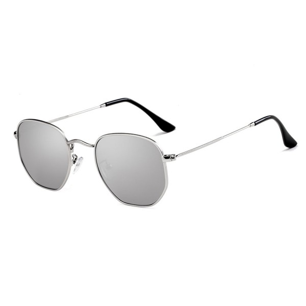 AIMADE Hexagonal Polarized Sunglasses silversilver