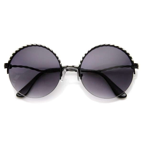 zeroUV Womens Oversized Rimless Sunglasses