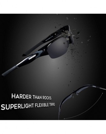 Semi-rimless sunglasses