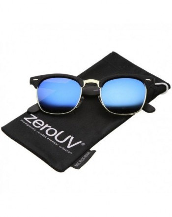 zeroUV Rubberized Polarized Sunglasses Black Gold