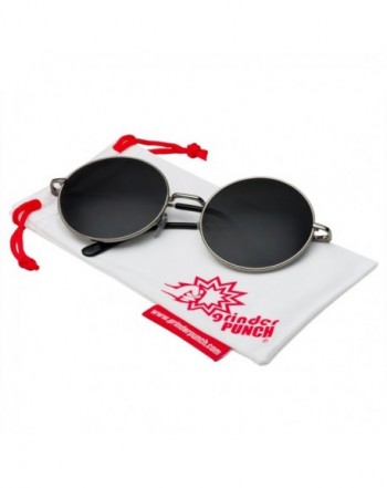 grinderPUNCH Oversized Large Sunglasses SILVER