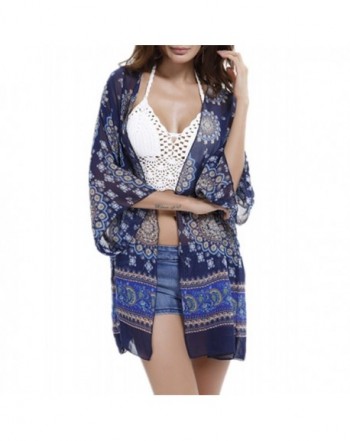 Aoqueen Fashion Chiffon Printed Swimwear