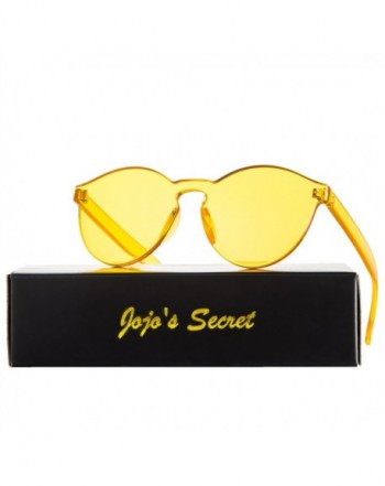 JOJOS SECRET Rimless Sunglasses Transparent