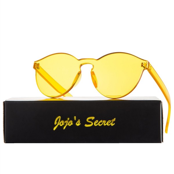 JOJOS SECRET Rimless Sunglasses Transparent