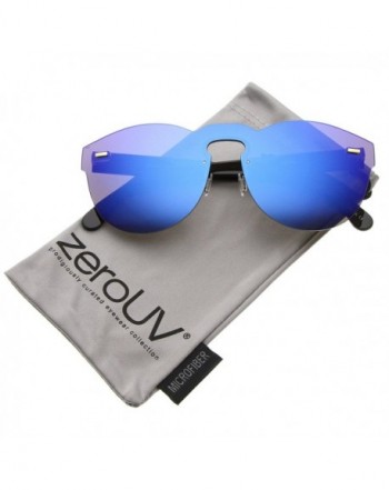 zeroUV Futuristic Rimless Rimmed Sunglasses