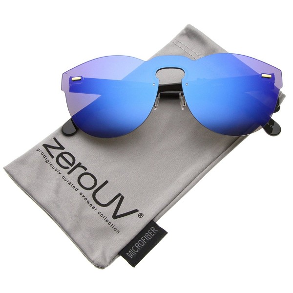 zeroUV Futuristic Rimless Rimmed Sunglasses