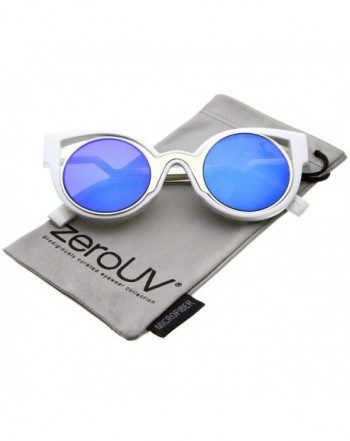 zeroUV Stepped Two Tone Sunglasses White Gold