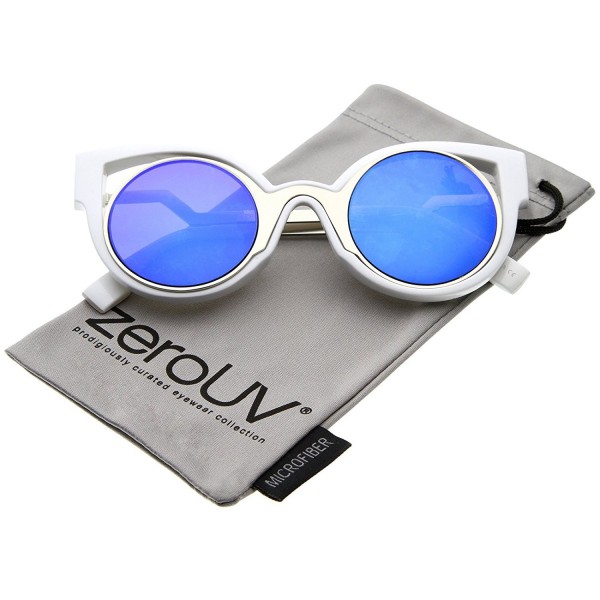 zeroUV Stepped Two Tone Sunglasses White Gold