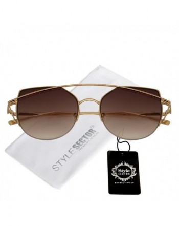 Double Bridge Style Gradient Sunglasses