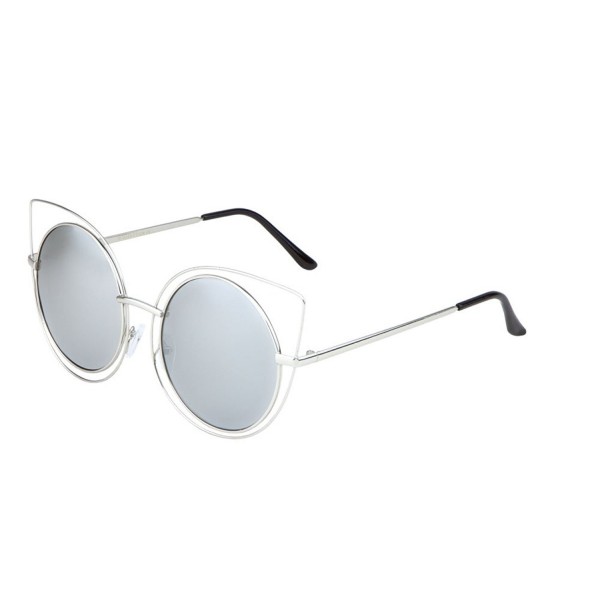 Wireframe Sunglasses Mirror Womens Fashion