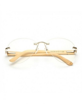 Rimless sunglasses