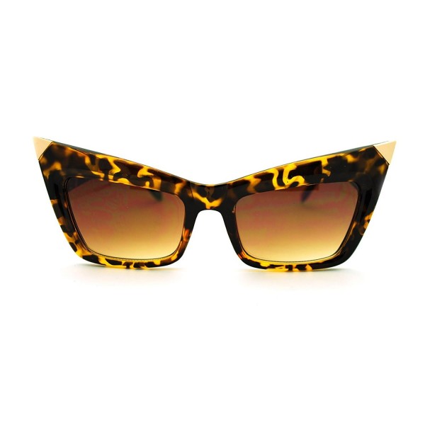 Rectangular Womens Novelty Sunglasses Tortoise