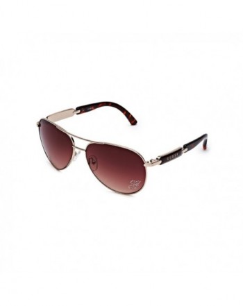 GUESS Factory Mirrored Aviator Sunglasses