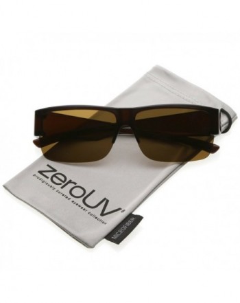 zeroUV Rimless Polarized Rectangle Sunglasses