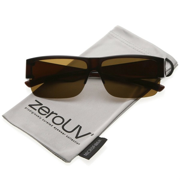 zeroUV Rimless Polarized Rectangle Sunglasses