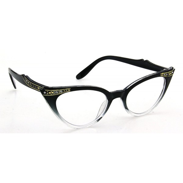 Clear Glasses Rhinestones Womens Fashion