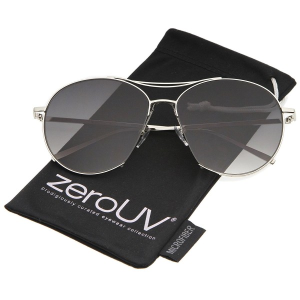 zeroUV Oversized Semi Rimless Gradient Sunglasses