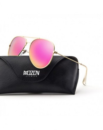 MOZON Mirrored Aviator Polarized Sunglasses