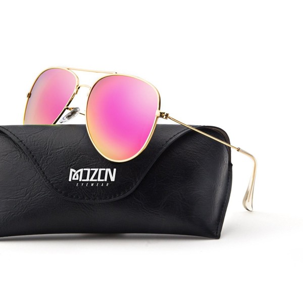 MOZON Mirrored Aviator Polarized Sunglasses