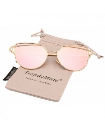 TrendyMate Womens Street Fashion Mirror Sunglasses