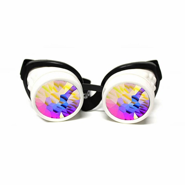 GloFX Kaleidoscope Goggles Steampunk Glasses