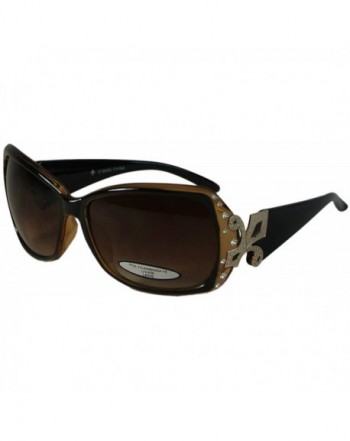 Bling Oversize Sunglasses Fleur Polycarbonate