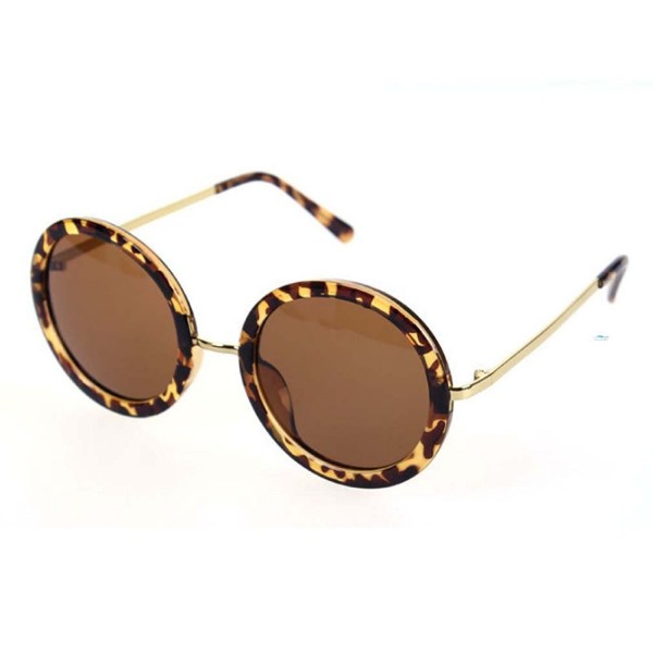 Retro Bridge Mirror Circle Sunglasses