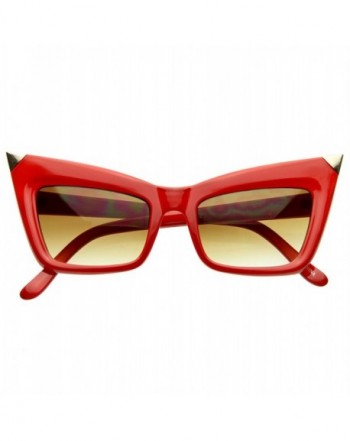 zeroUV Designer Inspired High Pointed Sunglasses