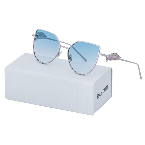 RAYSUN Gradient Sunglasses Transparent Stylish