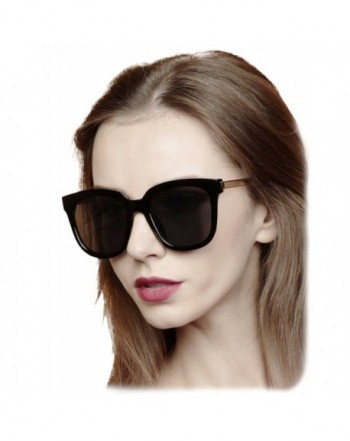 O2 Eyewear Oversize Sunglasses ARM BLACK