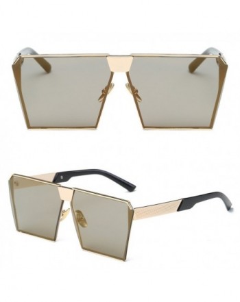 Doober Oversized Mirrored Sunglasses Eyeglasses