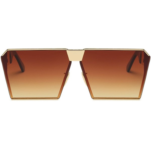 Square Oversized Fashion Sunglasses Gradient