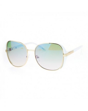 SA106 Rectangular Oversize Butterfly Sunglasses