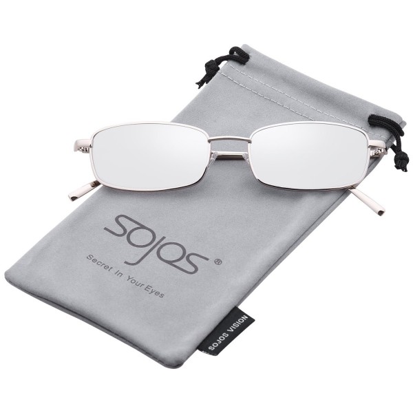 Square Rectangular Unisex Sunglasses Mirrored
