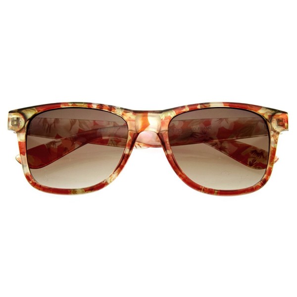 zeroUV Designer Floral Rimmed Sunglasses