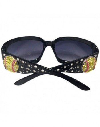 Cocomo Soul Rhinestone Softball Sunglasses