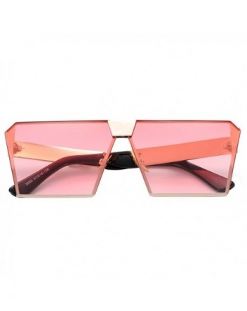 COASION Fashion Oversized Sunglasses Mirrored