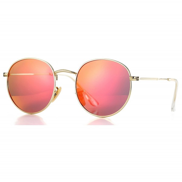 COASION Retro Polarized Sunglasses Mirrored