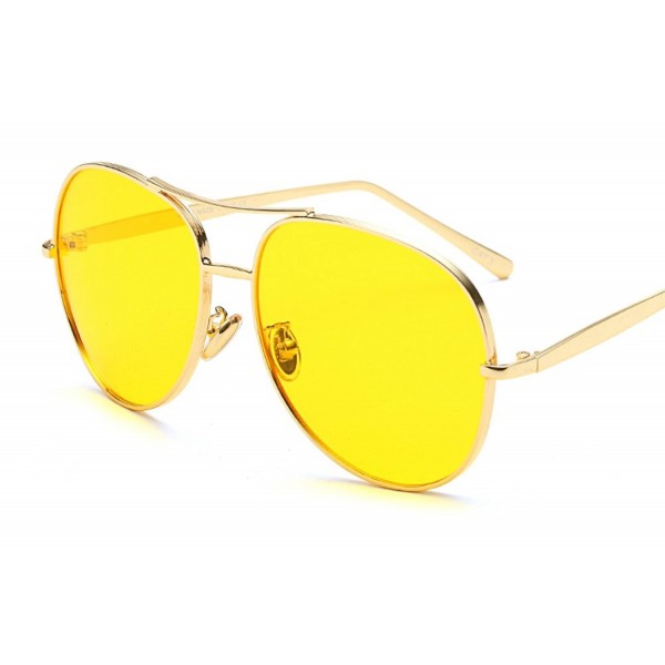 Vintage Oversized Aviator Sunglasses Gradient