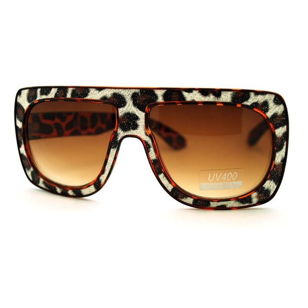 Tortoise Oversized Sunglasses Glitter Animal