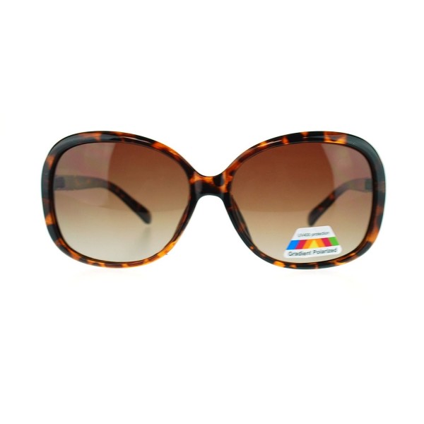 Polarized Plastic Butterfy Sunglasses Tortoise