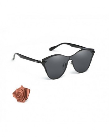 Oversized Reflective Mirrored Sunglasses Polarized