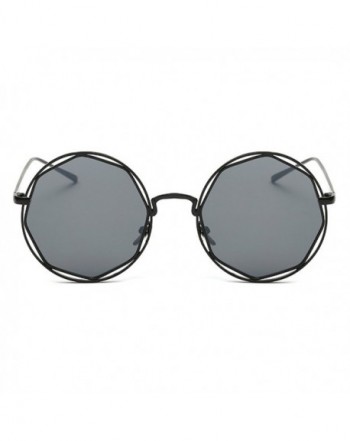 TIJN Round Frame Polygon Sunglasses