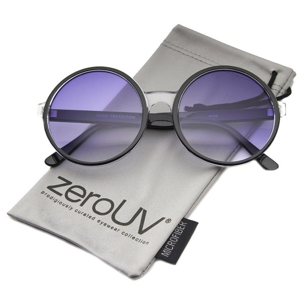 zeroUV Oversize Transparent Bridge Sunglasses
