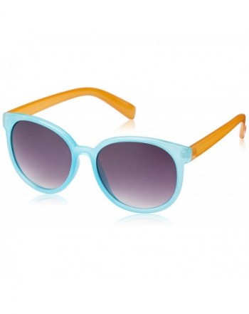 Eyewear Candy Color Round Sunglasses
