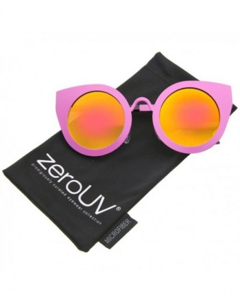 zeroUV Womens Oversize Sunglasses Magenta Orange