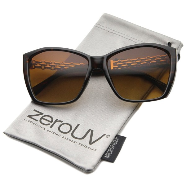 zeroUV Womens Oversize Sunglasses Tortoise Gold
