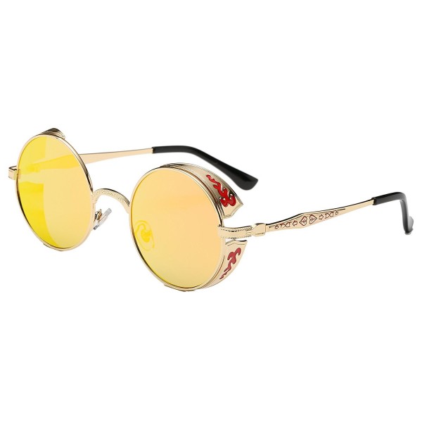 Simvey Vintage Steampunk Sunglasses Shields